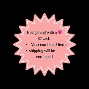 $7 Holiday Sale Everything With a 🩷 Mininum Of 3 Items Closet Clearance